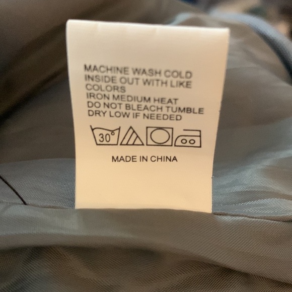 INSO collection bomber jacket in gray, nylon material Size *XL see measurements - Picture 8 of 8